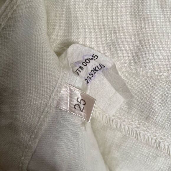 L’Agence Womens Danica Wide Leg Pant 25 Cream Light Lagom Minimalist High Rise - Picture 4 of 4